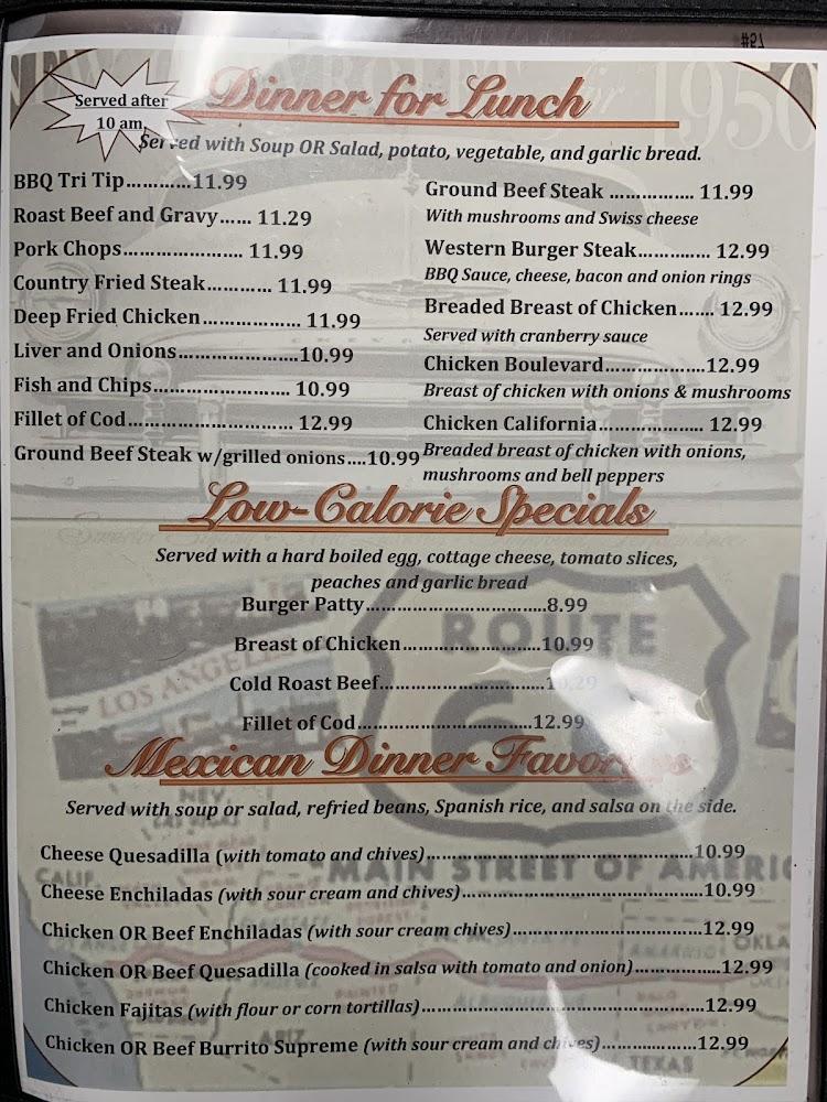 J & A's Cafe Menu image 2